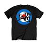 The Jam Unisex-Erwachsene Target Logo Back Print Kurzarm-T-Shirt