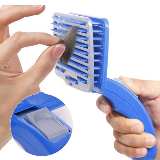 Tierbürste Automatische Tierbedarf Kunststoff Tier Automatische Haarbürste Kamm für Hund