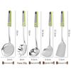Stainless Steel Kitchen Utensil Set: Stir-Fry Spatula, Soup Ladle, Slotted Spoon, and More - Perfect Full Kitchen Gift Set