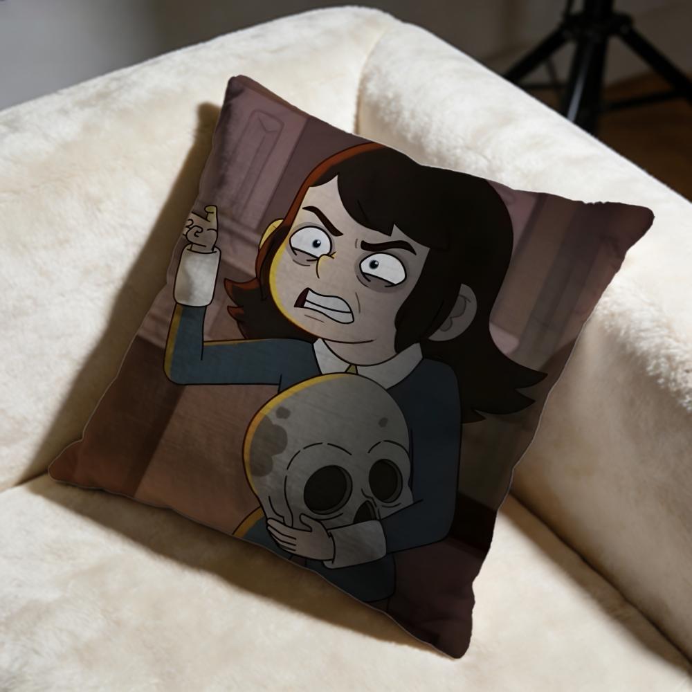 Hot Hhaunted Hoteling Cushion Cover Soft Decorative Pillow Case Suitable for Bedroom Sofa Car Travel Use