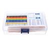 525pcs 17 Values Resistors Assortment Kit 0.25W 1/4W Resistors Metal Film Resistor Kit  Electronics
