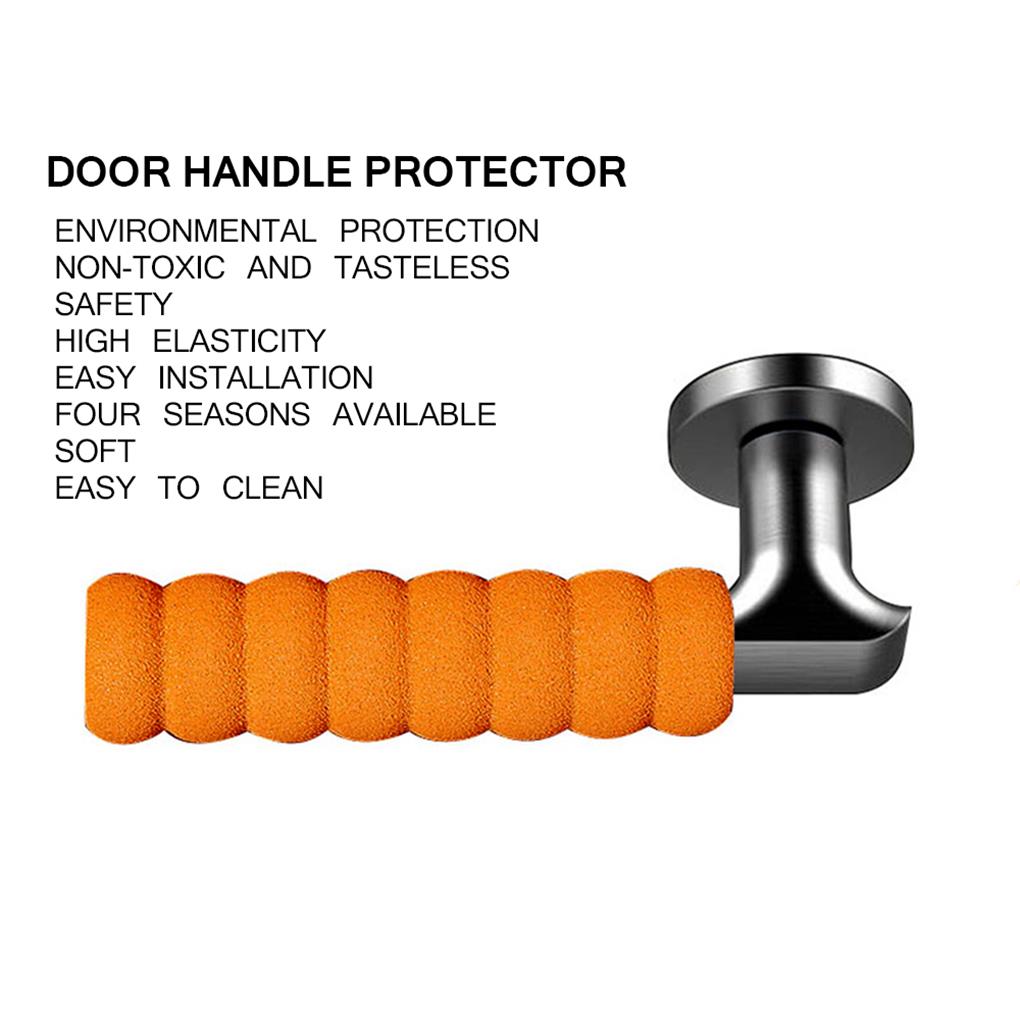 Door Handle Cover Protective Soft Baby Safety Wear-proof Sleeve Grip Roll Easy Supply Household Covers Indoors