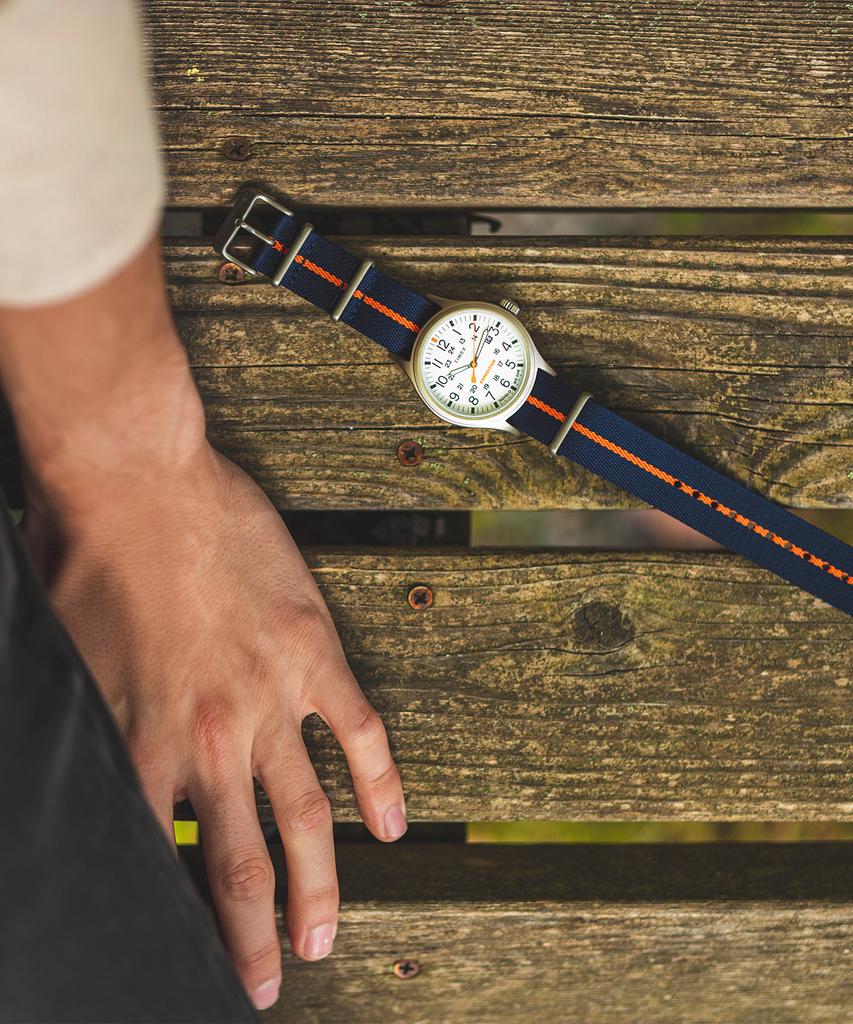 Taimaegseu Expedition Sierra Indiglo Fabric Luminous Watch 40Mm
