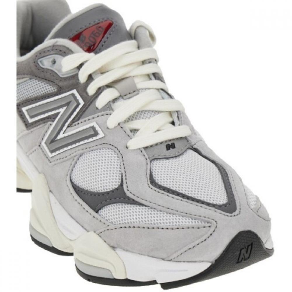 New Balance Grey Mesh And Suede Low Top Sneakers U9060gry
