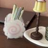 Acrylic Fish Cake Pen Holder Cute Cloud-Shaped Pen Holder Large-Capacity Desktop Stationery Pen Storage Box Spiral Design