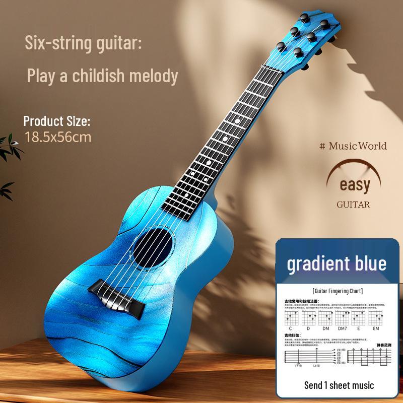 Realistic Guitar Playable Ukulele Toy for Children's Musical Education