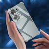 Shockproof Phone Case for Xiaomi Redmi Note 13 Pro 4G 12 Pro Plus 5G Transparent Clear Silicone Bumper Soft TPU Back Cover