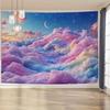 Colorful Clouds Theme Tapestry Polyester 3D Wall Hanging Decoration for Living Room Bedroom Office Creative Gift