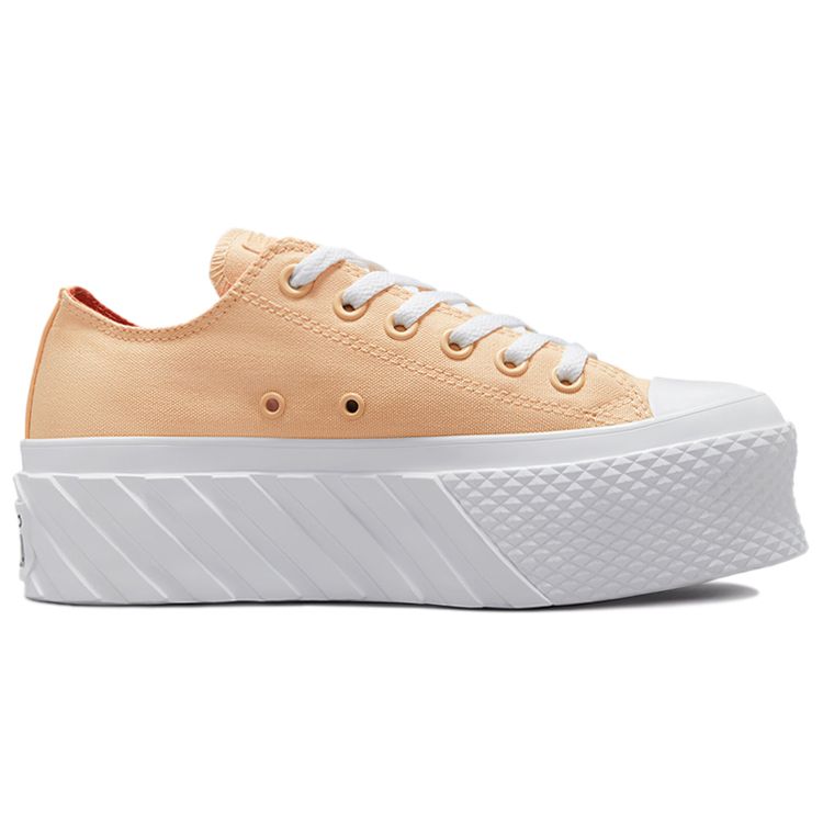 Converse Chuck Taylor All Star Comfortable Versatile Low Top Canvas Shoes Women Sneaker Coral-Orange 571576C