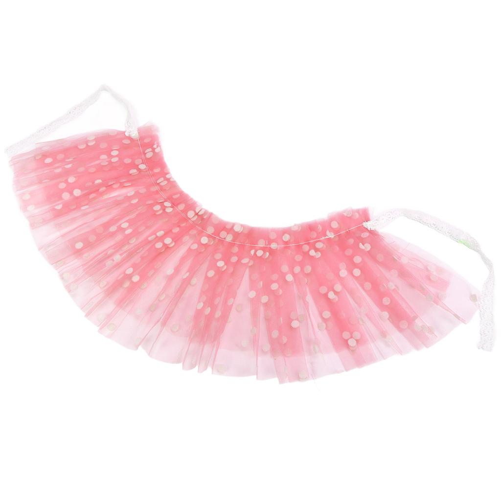 Baby Photography Mesh Skirt Soft Cute Newborn Photo Prop Princess Dress with Crown for Toddler Girls