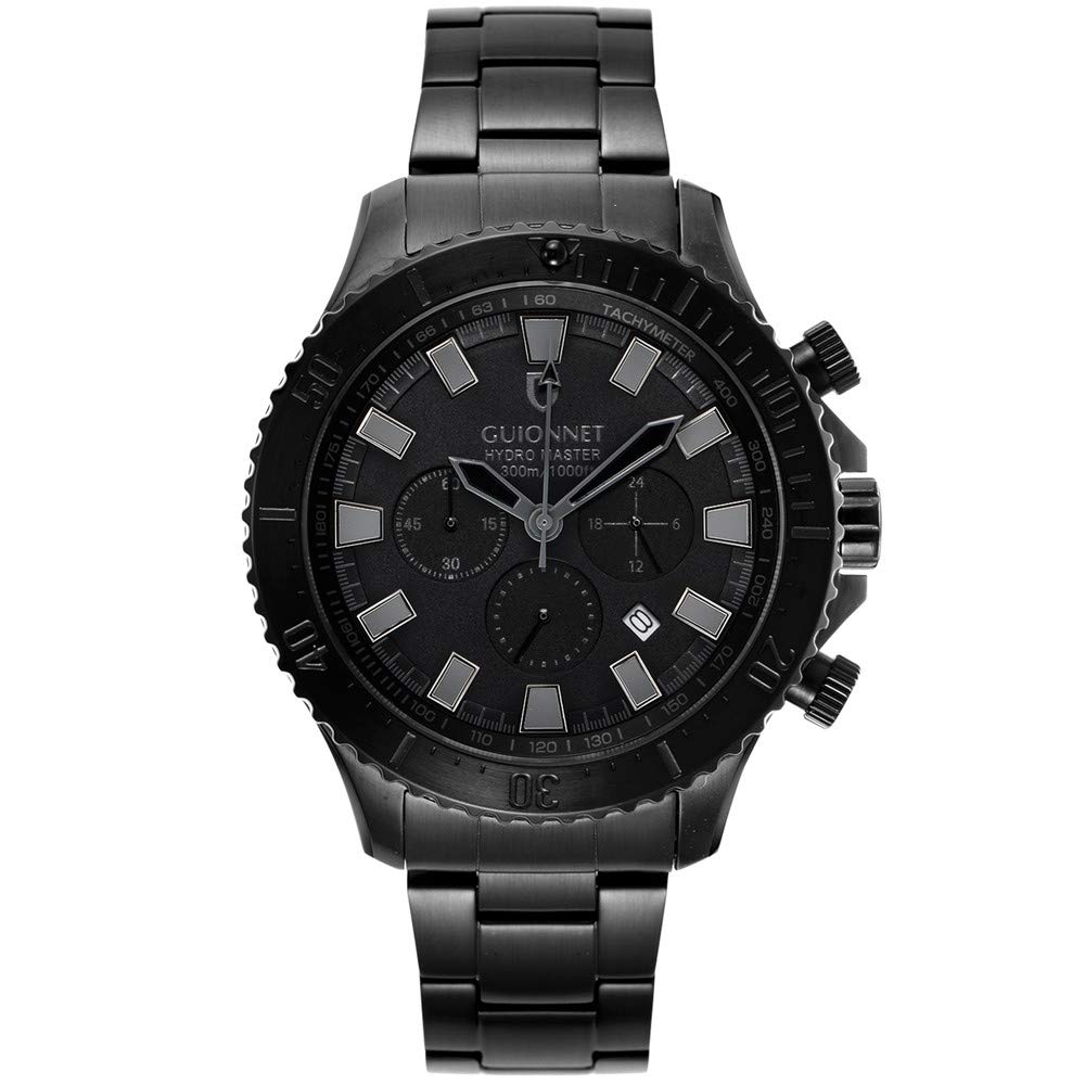 

Часы Ghione Hydromaster Pro Diver Chronograph Day (черный) Отцовский