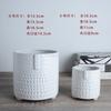 Nordic Ceramic Flower Basin Face Multi-meat Green Plant Flower Pot Vase Retro Vase Home Decoration Ceramic Planter Pot  Desktop