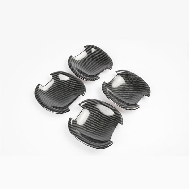 Carbon Fiber New Chrome Car Door Handle Cover Trim Sticker For KIA Sportage MK3 SL 2011 2012 2013 2014 2015 Styling