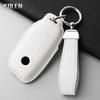 Genuine Genuine Leather Auto Key Fob Cover Case Housing Fit For Bmw I7 X7 G07 5 7 Series Ix X1 X5 G70 G09 Xm U06 G81 M3 Protected Remote Auto