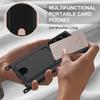 For Samsung Galaxy S23 Ultra Liquid Silicone Case Phone Back Cover with Card Holder and Short Strap