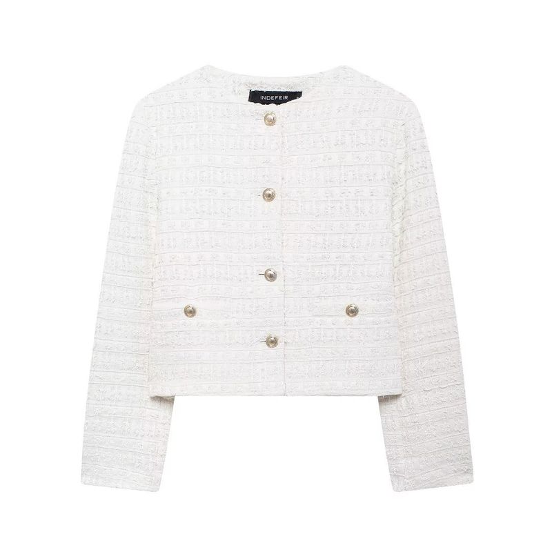 Kaslead New Arrival Women's Fashion Style Stylish Simple and Versatile Texture Suit Outwear 3046251