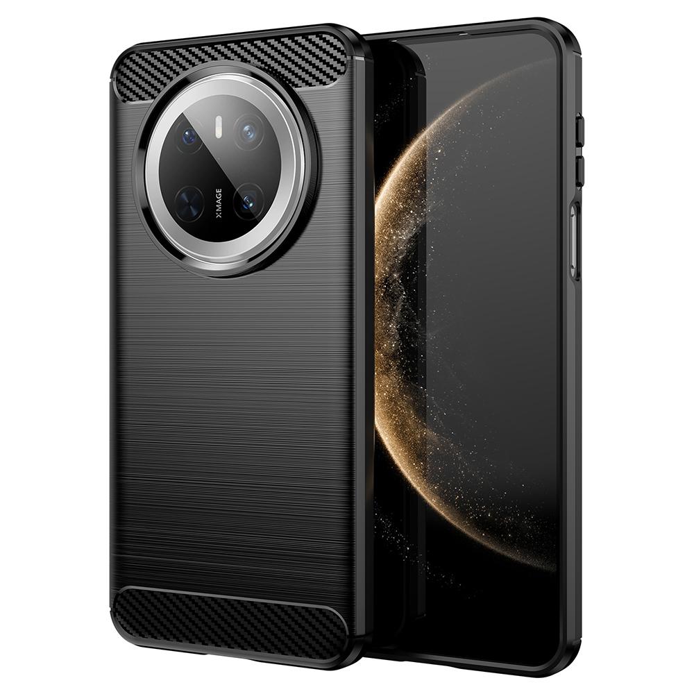 

Чехол для Huawei Mate 70 Текстура углеродного волокна Матовая задняя крышка телефона A