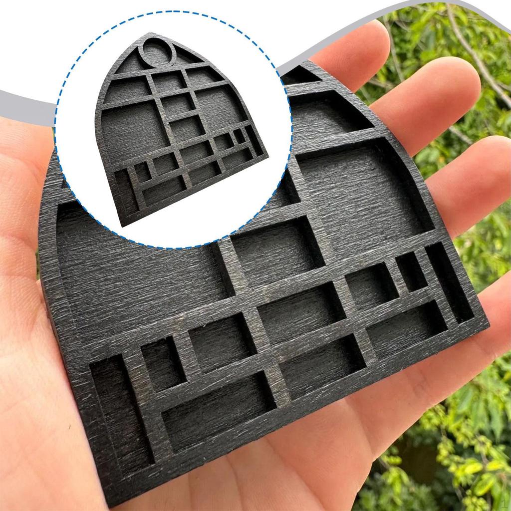 Miniature Trinket Shelf Mini Jewelry Holder Durability Display Tray Home Decoration Rock