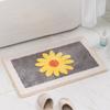 Toilet Door Cartoon Daisy Floor Mat Bathroom Non-slip Mat Bedroom Absorbent Foot Mat