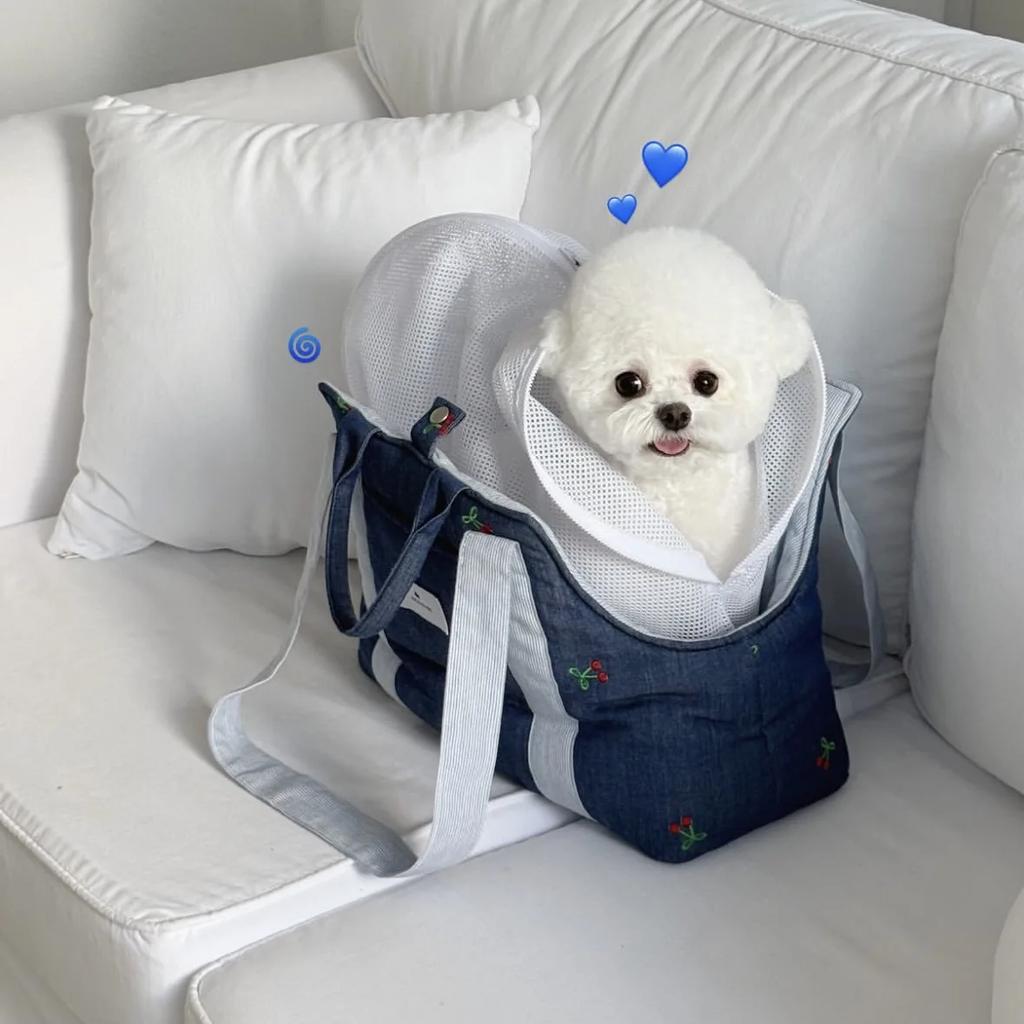 Atmungsaktive Tragetasche mit großer Kapazität für Hunde und Katzen, Rucksack, Katzentasche, 1 Stück, 29*38*14cm, Ins Haustier Ausflug Umhängetasche