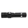 LED Handheld Flashlight USB Charging Portable 3 Gear Adjustment Zoomable Small Flashlight for Camping