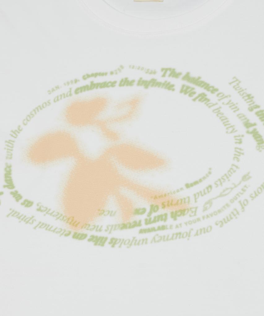 Taibseobiseu Airbrush Graphic T-Shirt [Off White]