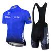 Mens Cycling Jersey Shorts Set Breathable Bike Apparel Road Outdoor Sports