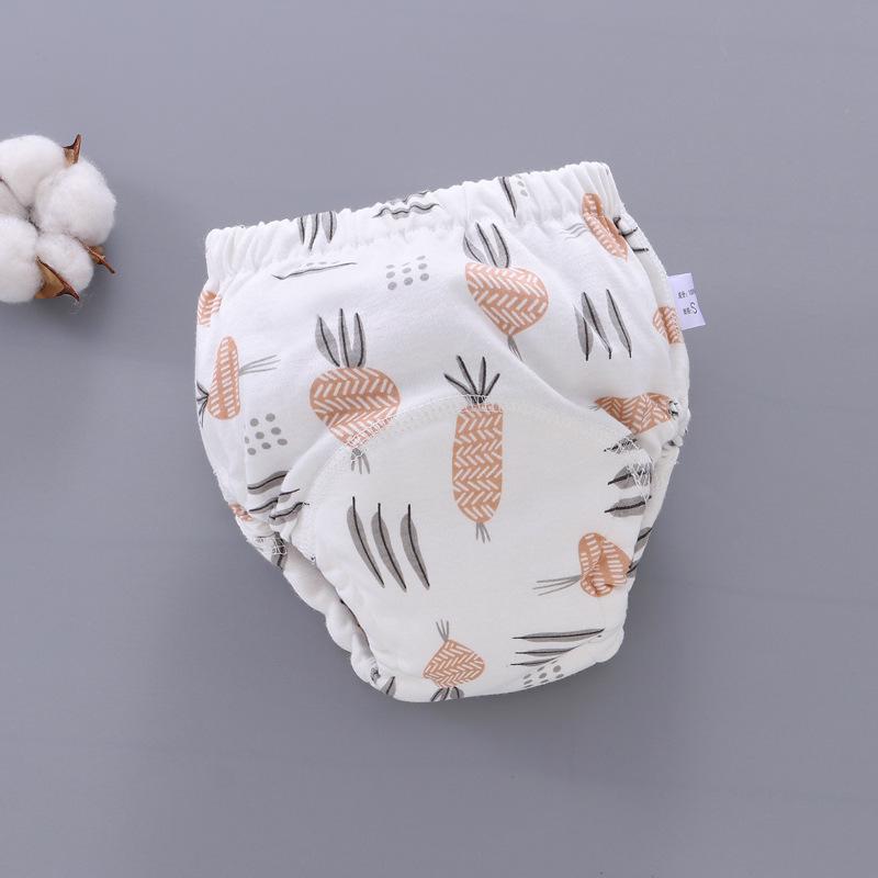 Washable 6-Layer Baby Training Pants - Breathable Cloth Diapers for Spring/Summer