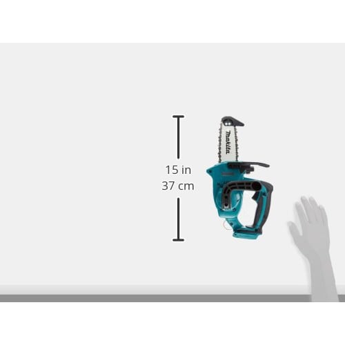 Bară de ghidare pentru ferăstrău cu lanț reîncărcabilă Makita, 115 mm, albastru, încărcător de baterie 18 V, vândut separat UC122DZ