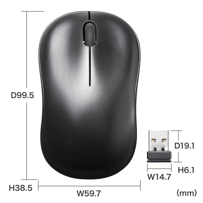 ShanYe Portable 2.4G Wireless Symmetrical Mouse