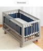 Summer Breathable Baby Crib Bumper: Skin-Friendly, Anti-Collision Bed Rail for Mother and Baby.