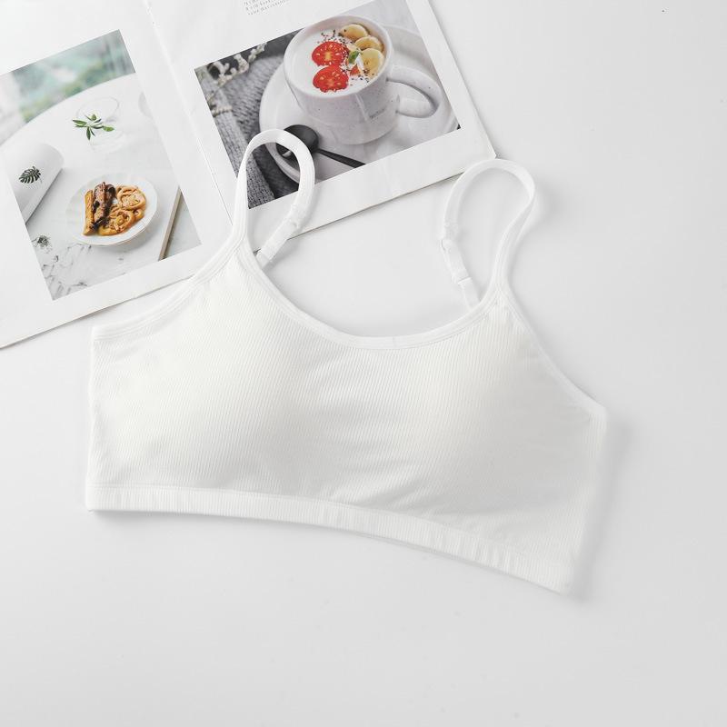 Women'S Basic Sports Bra Scoop Neck Wireless No Padding Bralette Ultra Comfortable Soft Smoothing Seamless Sexy Backless Tank Top Lingerie