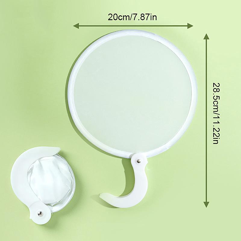 1Pc Portable Foldable Blank Round Fans Simple Summer Mini Handheld Fan Decoration Crafts Diy Dance Painting Decorative Fan