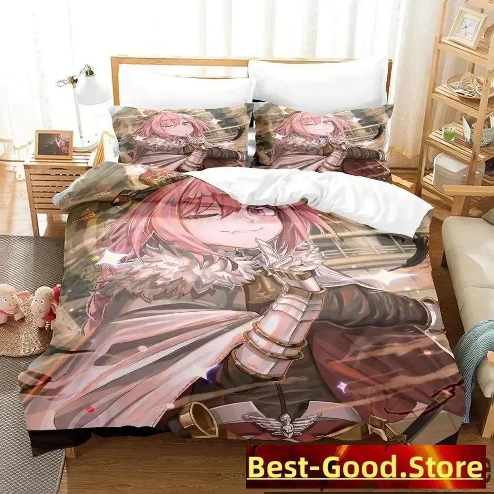 3D Print Fateapocrypha Astolfo Anime Bedding Set Duvet Cover Sheet Printed Pillowcase Bed Full Queen King Size Comforter Bedroom