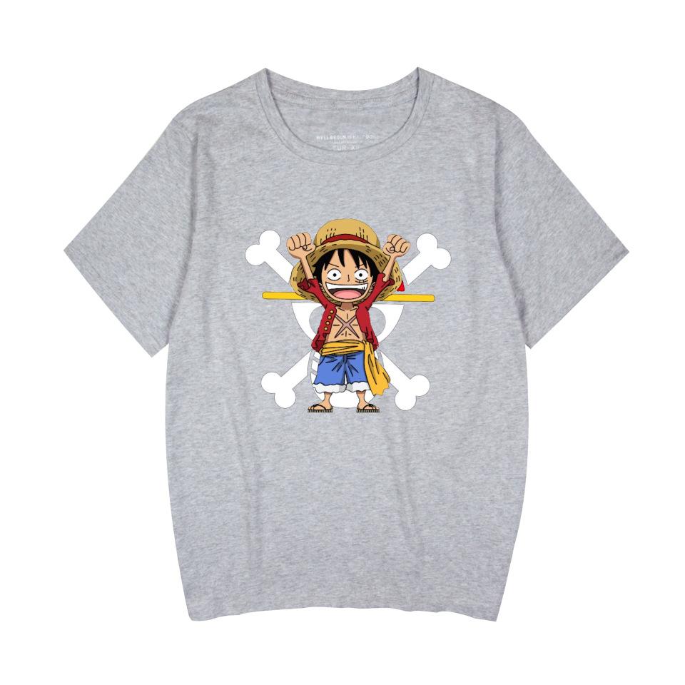 ONE PIECE Cartoon Tshirt Hip Hop Men Women Anime Print Top Tees Harajuku Tshirts Fashion Summer T-shirt