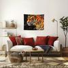 Graffiti Style Tiger Tapestry, Abstract Watercolor Tiger Wall Hanging, Modern Aesthetic Room Decor Suitable Offices Bars Party
