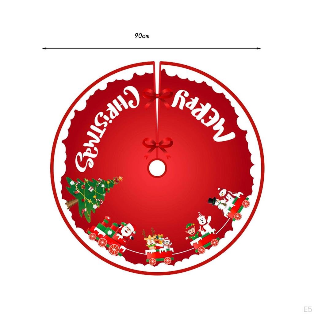 90cm Christmas Tree Skirt Base Cover for Indoor And Outdoor Use