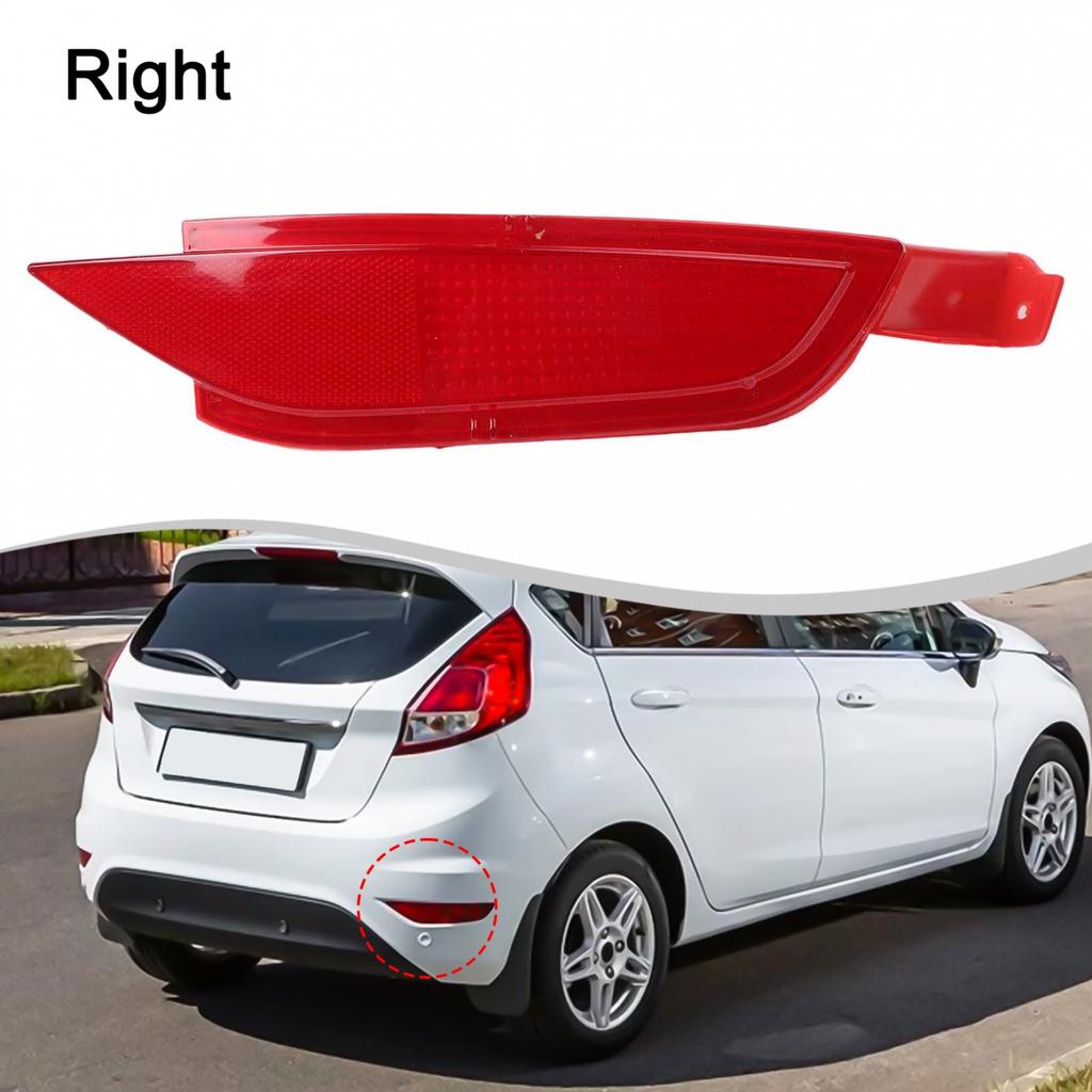 Right Rear Automotive Bumper Fog Light Reflector Replace For Ford Fiesta 09-15