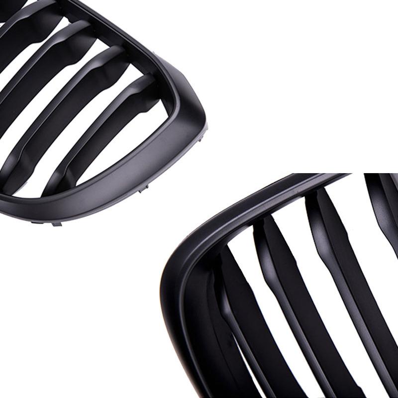 Car Front Kidney Grill For BMW3 4 X3 X4 G01 G02 G08 2018- Single Line 1Slat Gloss Matte Black Bumper Racing Grills
