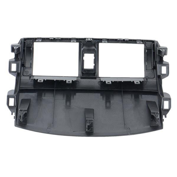 Set of 2 Gray Plastic Car Air Conditioner Vent Panel Grille Covers