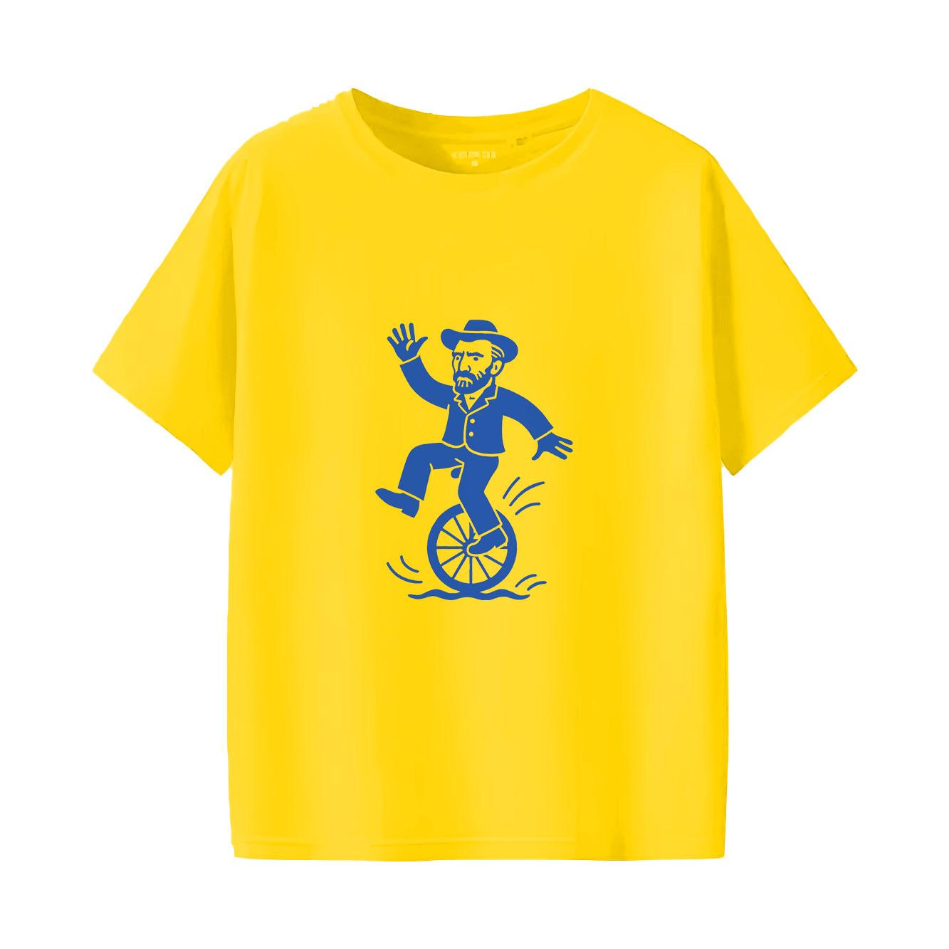 

Retro cartoon printed short sleeved round neck Womens Tshirt for spring and summer versatile Womens Tshirt 4XL