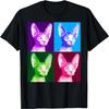 Pop Art Sphynx Cat Portrait T-Shirt