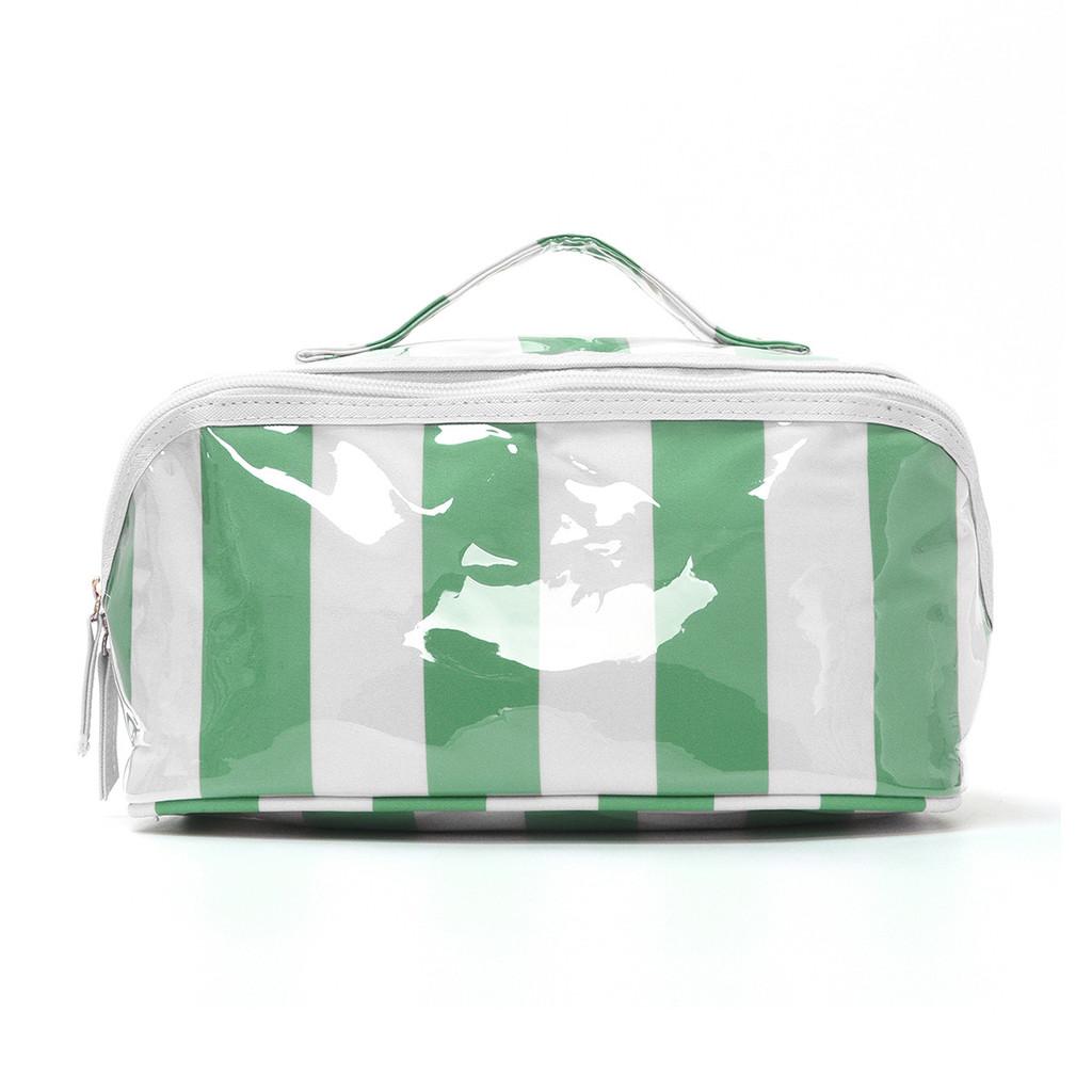 Modern Pvc Travel Makeup Organizer With Large Capacity For Cosmetics And Toiletries