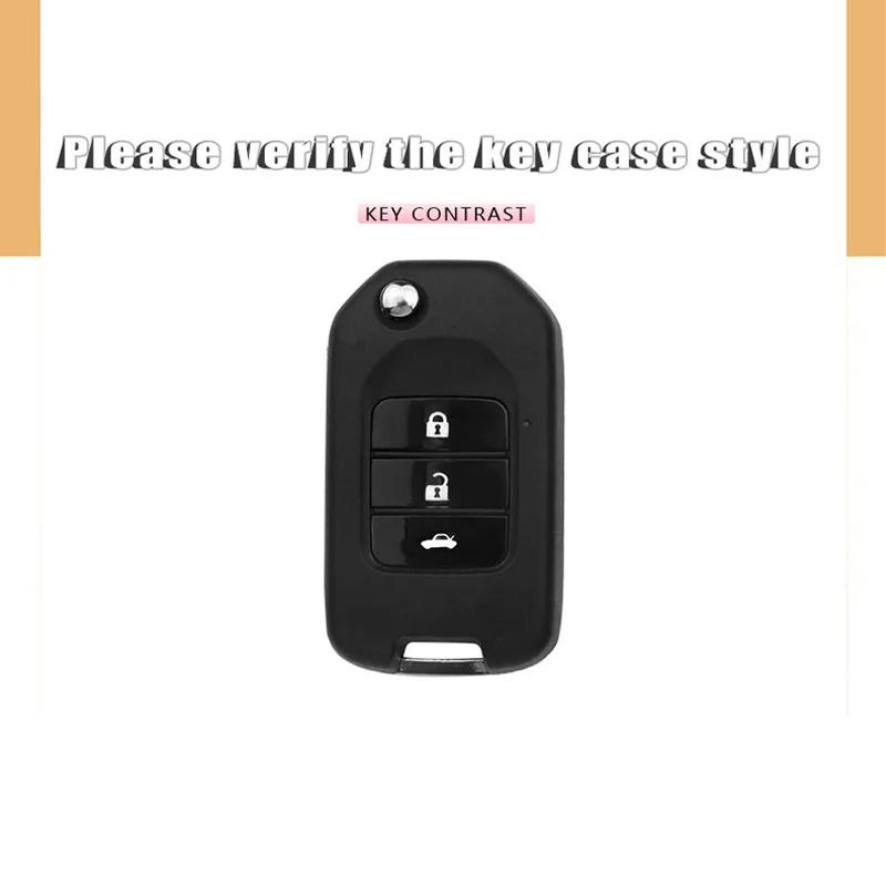 New TPU Car Smart Key Case Cover Fob Protection Shell Holder For Honda 2016 2017 CRV Pilot Accord Civic Auto Key Accessories