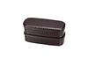 Tatsumiya HAKOYA Bento Ajiro Brown Japanese-Made Box, Two-Tier, 580ml, Tango,