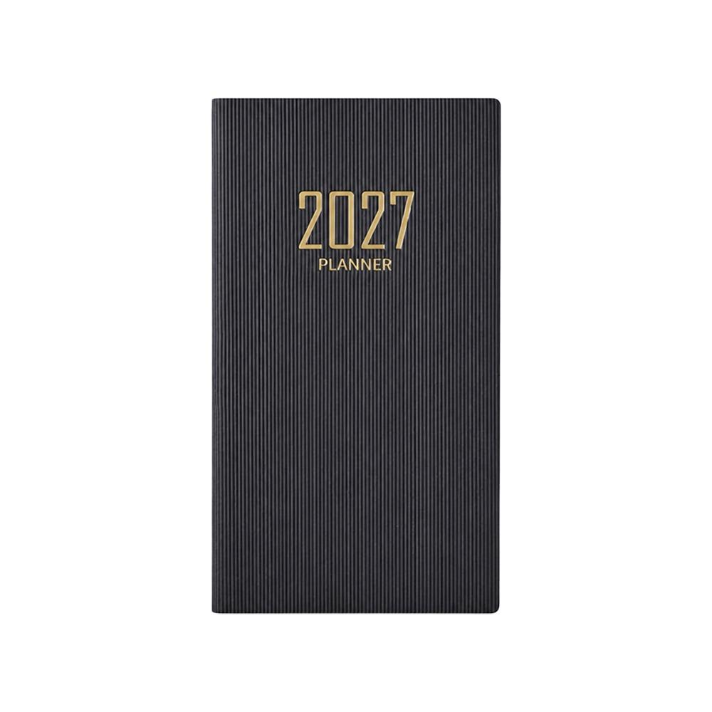 English 2027 Agenda Book A6 Diary Weekly Planner Portable To Do List English Notepad Students