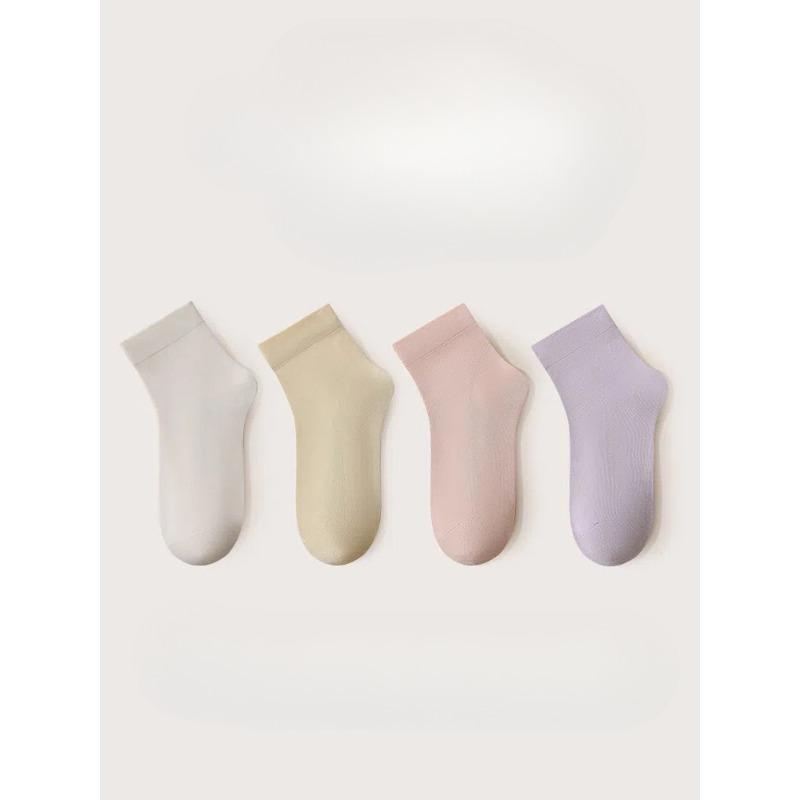 Women's Spring and Autumn Socks, Boneless Socks, Mid-calf Socks, Sports Socks, Women's Deodorizing and Sweat-absorbing Summer Socks