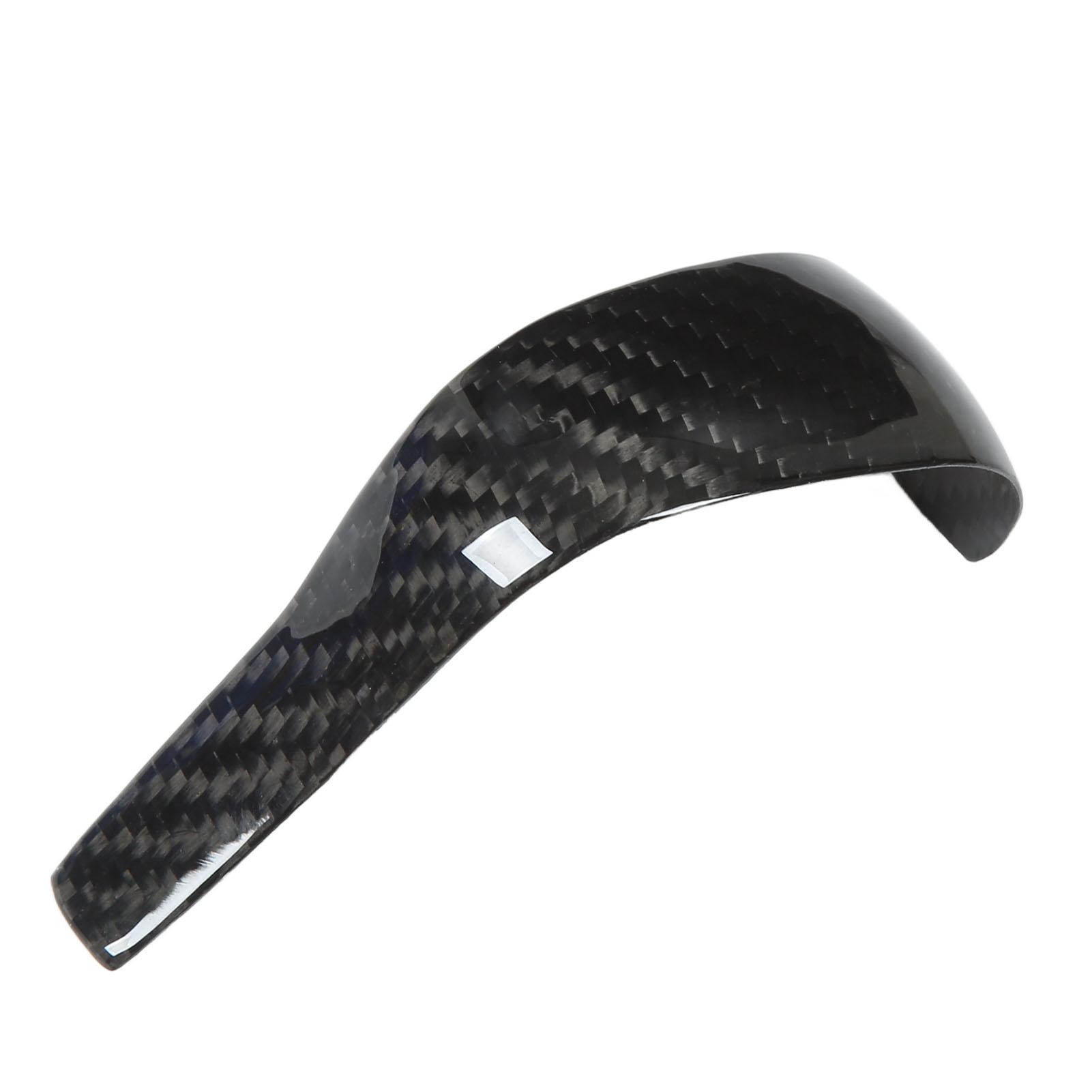 

Крышка ручки переключения передач из углеродного волокна, ярко-черная внутренняя отделка ручки переключения передач, замена для