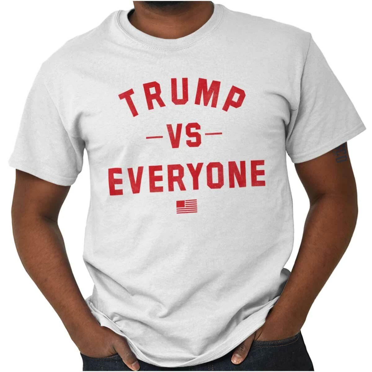 Donald Trump VS Everyone Pro-Trump Supporter Womens or Mens Crewneck T Shirt Tee M