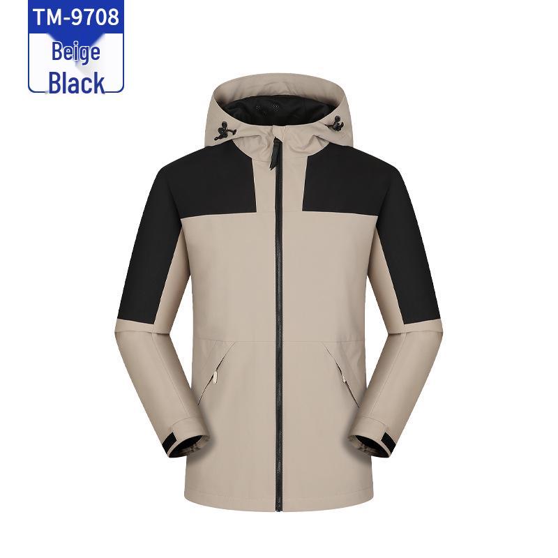 Customizable Team Outdoor Windproof Workwear: Hiking, Skiing & Logo Printing M